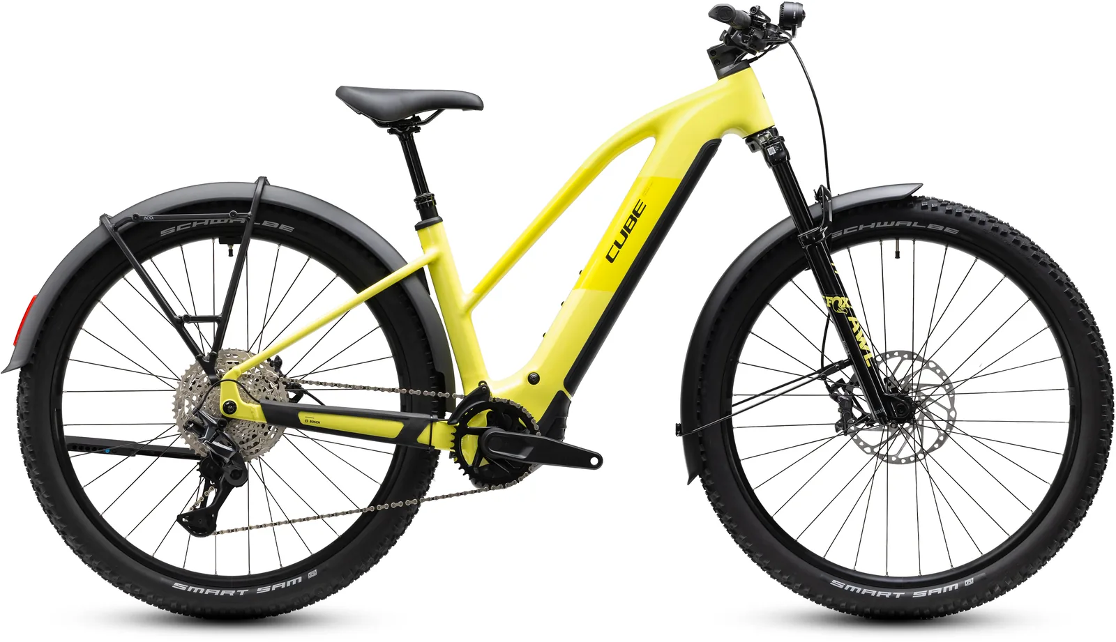 Cube Reaction Hybrid Race 800 FE bananasplit´n´black – Bicicleta Eléctrica de Montaña 2027 Cuadro semiabierto