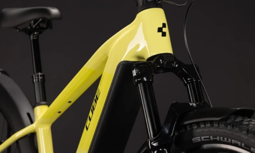 Bicicleta eléctrica Cube Reaction Hybrid Race 800 FE bananasplit´n´black Barra alta – detalle 5 | Ebike.es