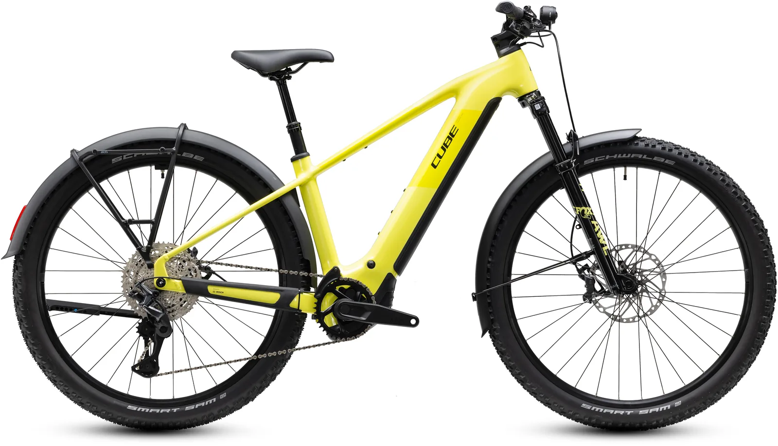 Cube Reaction Hybrid Race 800 FE bananasplit´n´black – Bicicleta Eléctrica de Montaña 2027 Barra alta