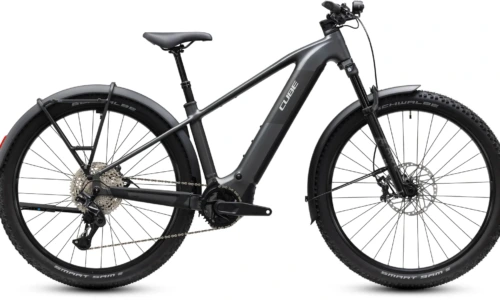 Bicicleta eléctrica Cube Reaction Hybrid Race 800 FE slabgrey´n´chrome Barra alta – vista lateral | Ebike.es