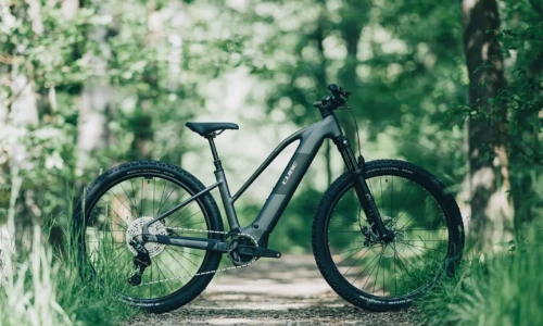 Bicicleta eléctrica Cube Reaction Hybrid Race 800 slabgrey´n´chrome Cuadro semiabierto – vista en exterior | Ebike.es