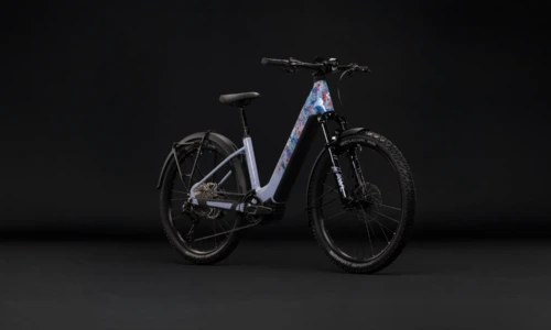Bicicleta eléctrica Cube Reaction Hybrid SLX 800 FE artline Cuadro abierto – vista frontal | Ebike.es