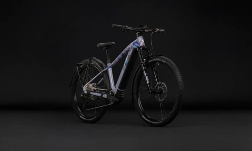 Bicicleta eléctrica Cube Reaction Hybrid SLX 800 FE artline Barra alta – vista frontal | Ebike.es