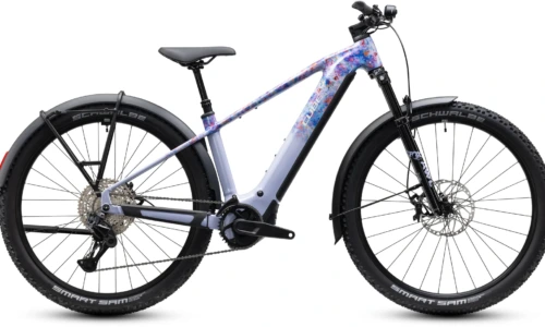 Bicicleta eléctrica Cube Reaction Hybrid SLX 800 FE artline Barra alta – vista lateral | Ebike.es