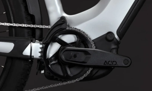Bicicleta eléctrica Cube Reaction Hybrid SLX 800 FE platinum´n´reflex Cuadro abierto – detalle 3 | Ebike.es