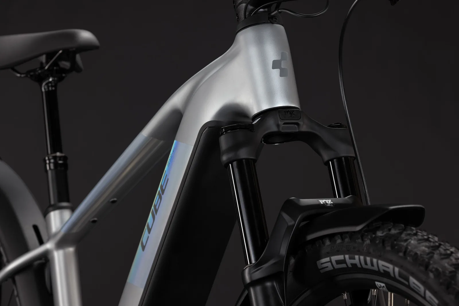 Cube Reaction Hybrid SLX 800 FE platinum´n´reflex – Bicicleta Eléctrica de Montaña 2027 Barra alta ebike.es Gran tienda de bicicletas eléctricas en España 6 Bicicleta eléctrica Cube Reaction Hybrid SLX 800 FE platinum´n´reflex Barra alta – detalle 4 | Ebike.es