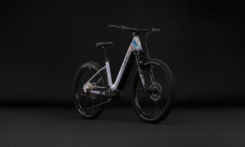 Bicicleta eléctrica Cube Reaction Hybrid SLX 800 artline Cuadro abierto – vista frontal | Ebike.es