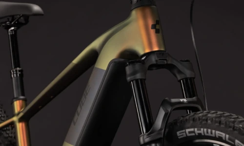 Bicicleta eléctrica Cube Reaction Hybrid SLX 800 autumn´n´black Barra alta – detalle 5 | Ebike.es