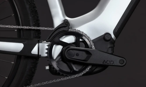 Bicicleta eléctrica Cube Reaction Hybrid SLX 800 platinum´n´reflex Cuadro abierto – detalle 4 | Ebike.es