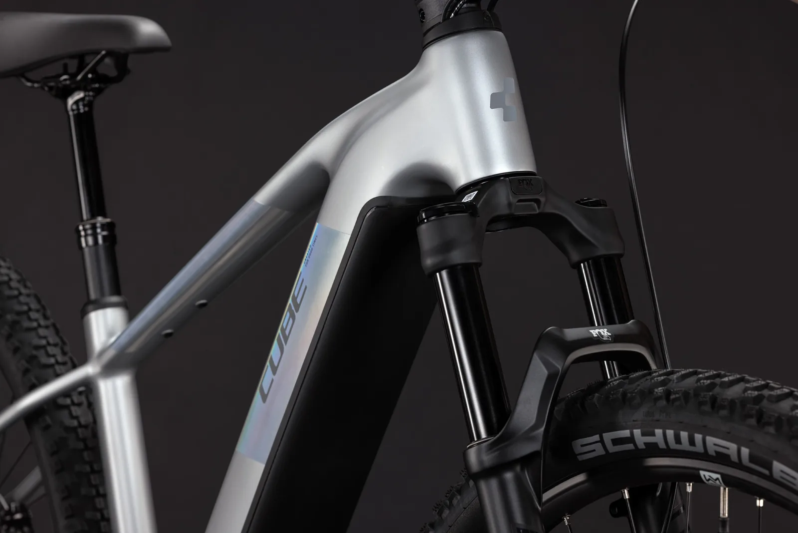 Cube Reaction Hybrid SLX 800 Wh platinum´n´reflex – Bicicleta Eléctrica de Montaña 2027 Barra alta ebike.es Gran tienda de bicicletas eléctricas en España 7 Bicicleta eléctrica Cube Reaction Hybrid SLX 800 platinum´n´reflex Barra alta – detalle 5 | Ebike.es