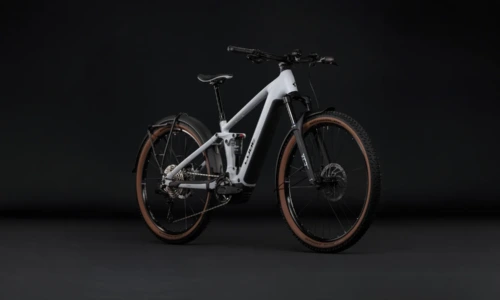 Cube Stereo Hybrid ONE22 Pro 800 FE foggrey´n´sparklerose – Bicicleta Eléctrica de Montaña Doble Suspensión 2027 ebike.es Gran tienda de bicicletas eléctricas en España 10 Bicicleta eléctrica Cube Stereo Hybrid ONE22 Pro 800 FE foggrey´n´sparklerose – vista frontal | Ebike.es