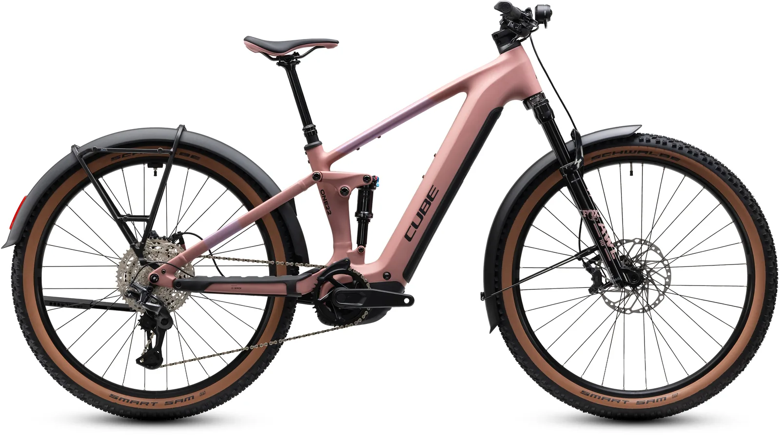 Cube Stereo Hybrid ONE22 SLX 800 FE ruby´n´black – Bicicleta Eléctrica de Montaña Doble Suspensión 2027 ebike.es Gran tienda de bicicletas eléctricas en España Bicicleta eléctrica Cube Stereo Hybrid ONE22 SLX 800 FE ruby´n´black – vista lateral | Ebike.es
