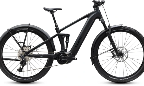 Bicicleta eléctrica Cube Stereo Hybrid ONE22 SLX 800 FE silverdust´n´chrome – vista lateral | Ebike.es