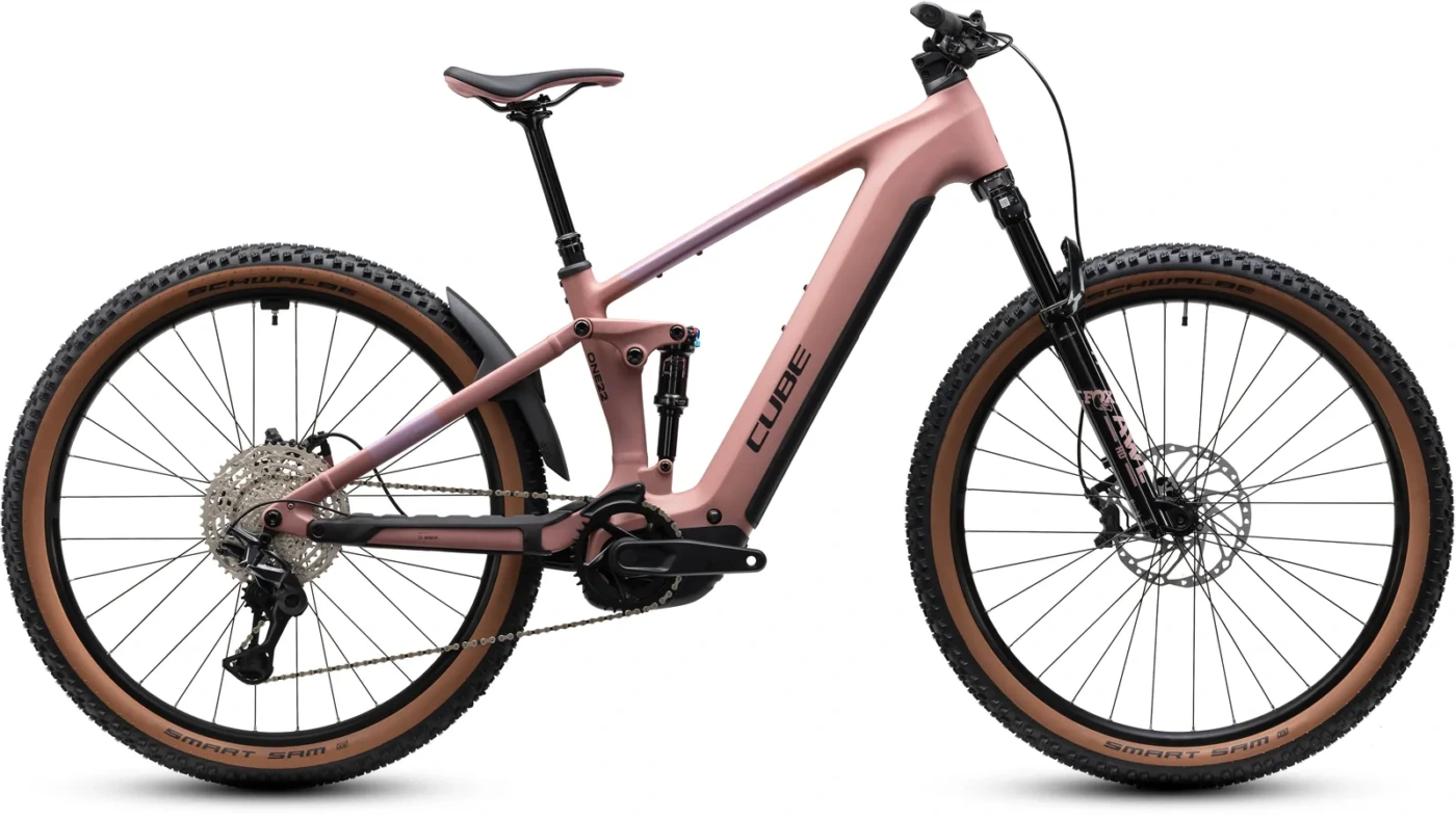 Cube Stereo Hybrid ONE22 SLX 800 Wh ruby´n´black – Bicicleta Eléctrica de Montaña Doble Suspensión 2027