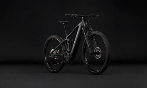 Cube Stereo Hybrid ONE22 SLX 800 Wh silverdust´n´chrome – Bicicleta Eléctrica de Montaña Doble Suspensión 2027 ebike.es Gran tienda de bicicletas eléctricas en España 10 Bicicleta eléctrica Cube Stereo Hybrid ONE22 SLX 800 silverdust´n´chrome – vista frontal | Ebike.es