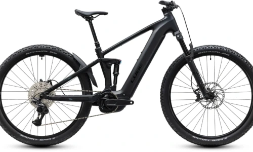 Bicicleta eléctrica Cube Stereo Hybrid ONE22 SLX 800 silverdust´n´chrome – vista lateral | Ebike.es