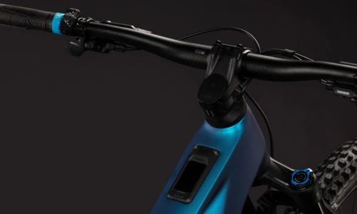 Bicicleta eléctrica Cube Stereo Hybrid ONE44 HPC EXC 800 nebula´n´blue – detalle 1 | Ebike.es