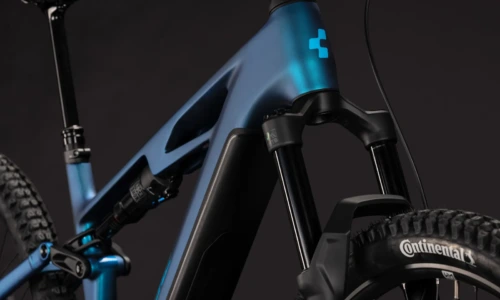 Bicicleta eléctrica Cube Stereo Hybrid ONE44 HPC EXC 800 nebula´n´blue – detalle 6 | Ebike.es
