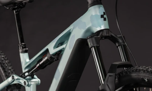 Bicicleta eléctrica Cube Stereo Hybrid ONE44 HPC Pro 800 pearlaqua´n´black – detalle 6 | Ebike.es