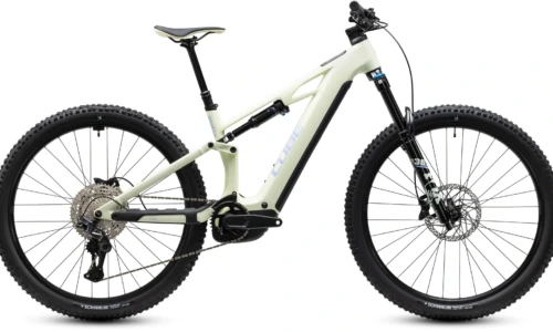 Bicicleta eléctrica Cube Stereo Hybrid ONE44 HPC Race 800 mellowyellow´n´lilac – vista lateral | Ebike.es
