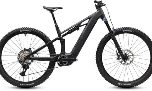 Bicicleta eléctrica Cube Stereo Hybrid ONE44 HPC SLX 800 blackline – vista lateral | Ebike.es