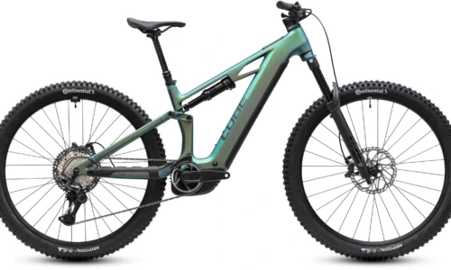 Bicicleta eléctrica Cube Stereo Hybrid ONE44 HPC SLX 800 jungali´n´black – vista lateral | Ebike.es