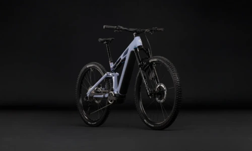 Bicicleta eléctrica Cube Stereo Hybrid ONE44 HPC SLX Evo 800 artline – vista frontal | Ebike.es