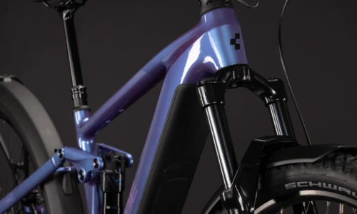 Bicicleta eléctrica Cube Stereo Hybrid ONE44 Pro 800 FE blueiris´n´purple – detalle 5 | Ebike.es