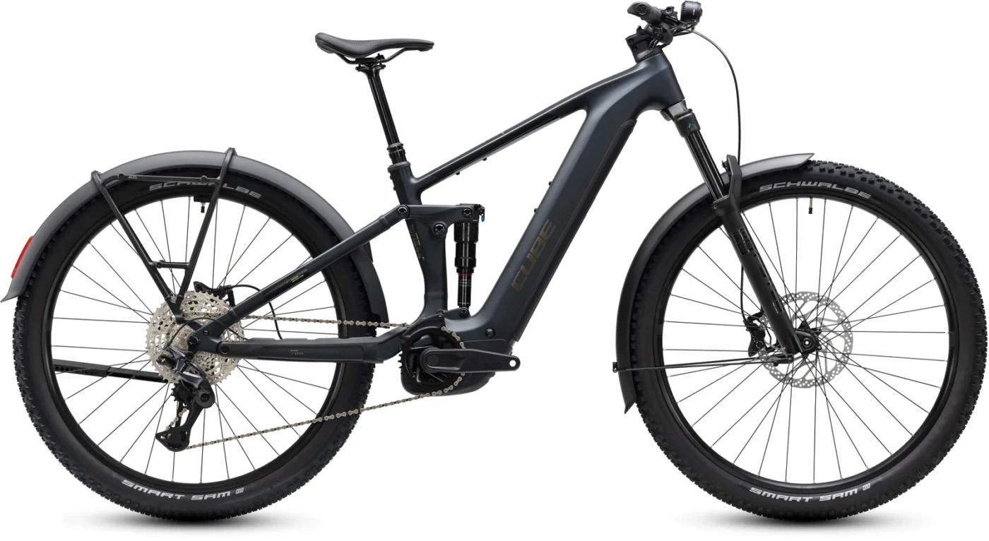 Cube Stereo Hybrid ONE44 Pro 800 FE coal´n´black – Bicicleta Eléctrica de Montaña Doble Suspensión 2027