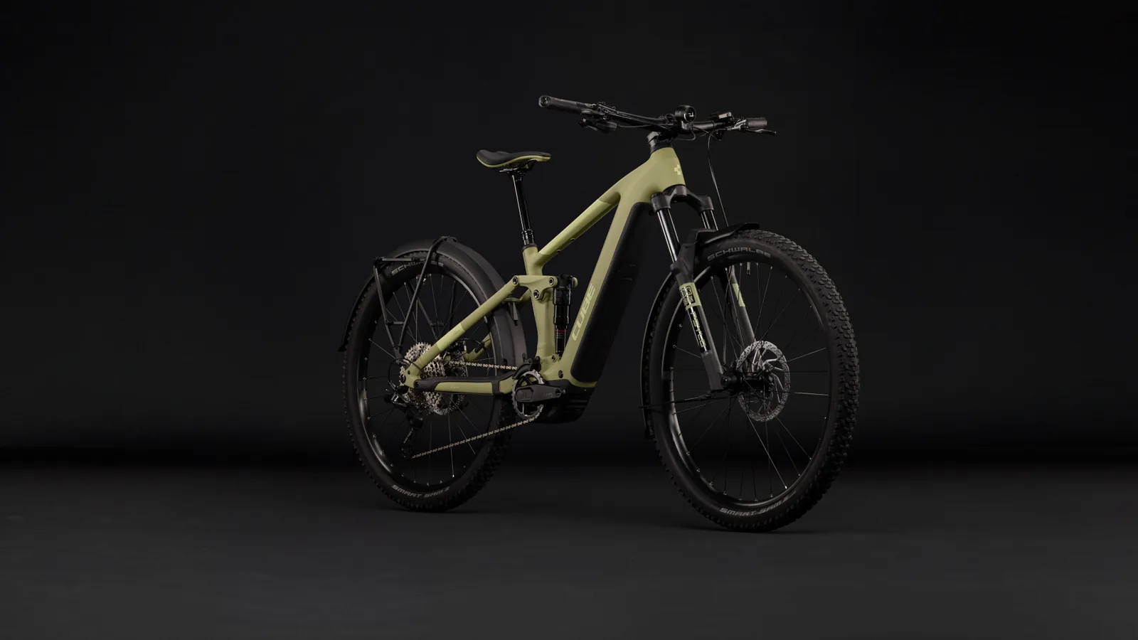 Cube Stereo Hybrid ONE44 Pro 800 FE softwillow´n´green – Bicicleta Eléctrica de Montaña Doble Suspensión 2027 ebike.es Gran tienda de bicicletas eléctricas en España 2 Bicicleta eléctrica Cube Stereo Hybrid ONE44 Pro 800 FE softwillow´n´green – vista frontal | Ebike.es