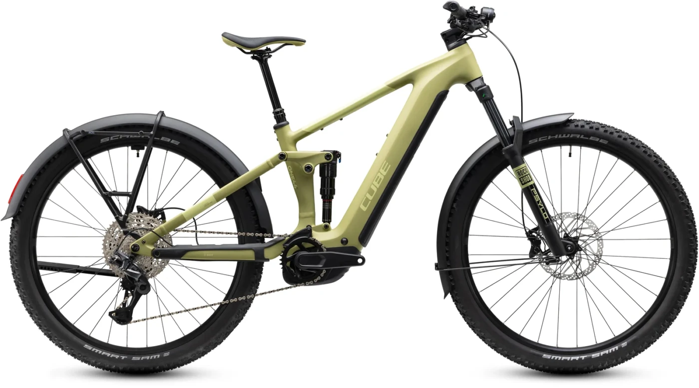 Cube Stereo Hybrid ONE44 Pro 800 FE softwillow´n´green – Bicicleta Eléctrica de Montaña Doble Suspensión 2027