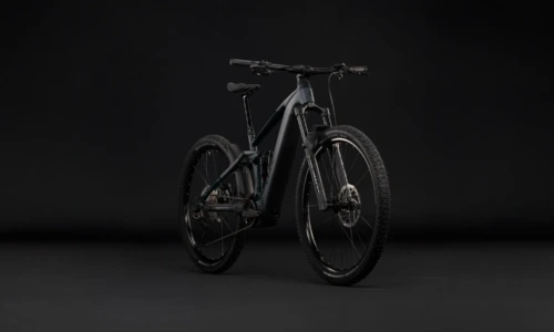 Bicicleta eléctrica Cube Stereo Hybrid ONE44 Pro 800 coal´n´black – vista frontal | Ebike.es