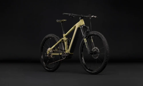 Bicicleta eléctrica Cube Stereo Hybrid ONE44 Pro 800 softwillow´n´green – vista frontal | Ebike.es