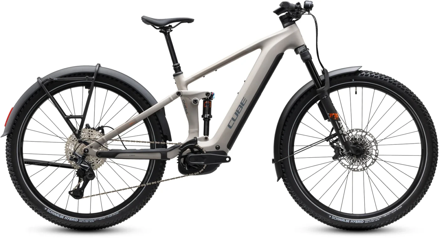 Cube Stereo Hybrid ONE44 SLX 800 FE oatgrey´n´grey – Bicicleta Eléctrica de Montaña Doble Suspensión 2027