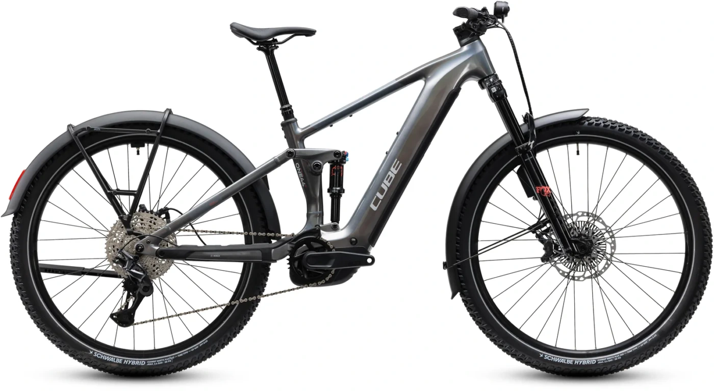 Cube Stereo Hybrid ONE44 SLX 800 FE prismasilver´n´grey – Bicicleta Eléctrica de Montaña Doble Suspensión 2027