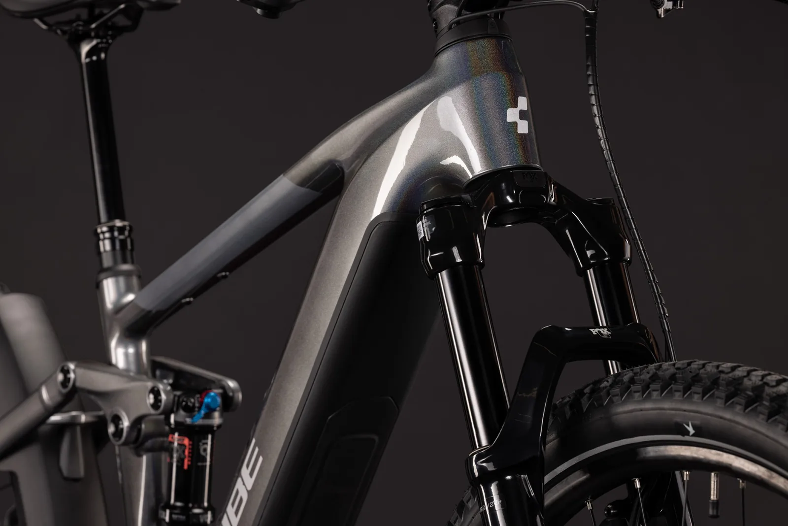 Cube Stereo Hybrid ONE44 SLX 800 Wh prismasilver´n´grey – Bicicleta Eléctrica de Montaña Doble Suspensión 2027 ebike.es Gran tienda de bicicletas eléctricas en España 7 Bicicleta eléctrica Cube Stereo Hybrid ONE44 SLX 800 prismasilver´n´grey – detalle 5 | Ebike.es