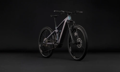 Cube Stereo Hybrid ONE44 SLX 800 Wh smaragdgrey´n´chrome – Bicicleta Eléctrica de Montaña Doble Suspensión 2027 ebike.es Gran tienda de bicicletas eléctricas en España 11 Bicicleta eléctrica Cube Stereo Hybrid ONE44 SLX 800 smaragdgrey´n´chrome – vista frontal | Ebike.es