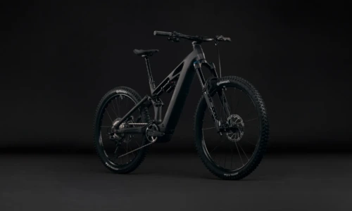 Cube Stereo Hybrid ONE77 HPC SLX 800 Wh blackline – Bicicleta Eléctrica de Montaña Doble Suspensión 2027 ebike.es Gran tienda de bicicletas eléctricas en España 10 Bicicleta eléctrica Cube Stereo Hybrid ONE77 HPC SLX 800 blackline – vista frontal | Ebike.es
