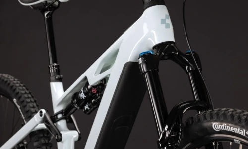 Bicicleta eléctrica Cube Stereo Hybrid ONE77 HPC SLX 800 hintofmint´n´orange – detalle 6 | Ebike.es