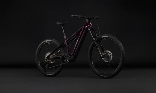 Cube Stereo Hybrid ONE77 HPC SLX 800 Wh liquidred´n´black – Bicicleta Eléctrica de Montaña Doble Suspensión 2027 ebike.es Gran tienda de bicicletas eléctricas en España 11 Bicicleta eléctrica Cube Stereo Hybrid ONE77 HPC SLX 800 liquidred´n´black – vista frontal | Ebike.es