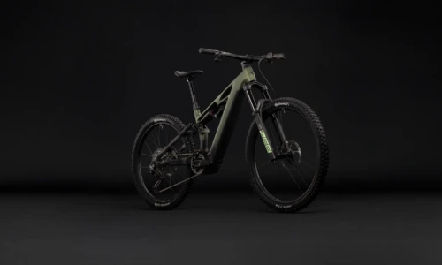 Cube Stereo Hybrid ONE77 HPC TM 800 Wh reedgreen´n´gills – Bicicleta Eléctrica de Montaña Doble Suspensión 2027 ebike.es Gran tienda de bicicletas eléctricas en España 11 Bicicleta eléctrica Cube Stereo Hybrid ONE77 HPC TM 800 reedgreen´n´gills – vista frontal | Ebike.es