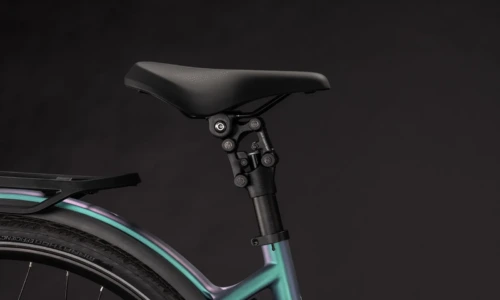 Bicicleta eléctrica Cube Supreme Hybrid C:62 Deluxe SLX 600 polarlight´n´grey Cuadro abierto – detalle 4 | Ebike.es