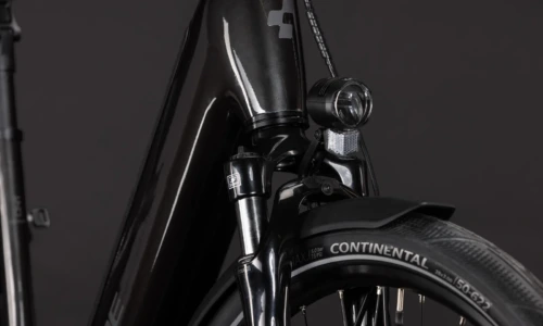 Bicicleta eléctrica Cube Supreme Hybrid Comfort ONE 600 gunmetal´n´reflex Cuadro abierto – detalle 5 | Ebike.es