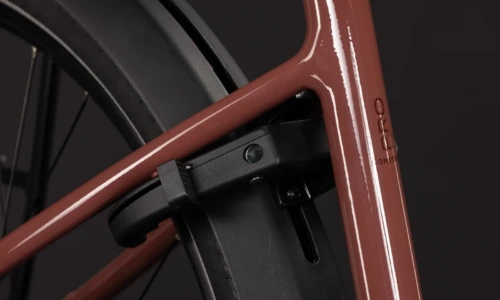 Bicicleta eléctrica Cube Supreme Hybrid Comfort Pro 600 burgundy´n´claret Cuadro abierto – detalle 5 | Ebike.es