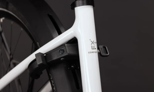 Bicicleta eléctrica Cube Supreme RT Hybrid Comfort EX 600 metallicwhite´n´reflex Cuadro abierto – detalle 6 | Ebike.es