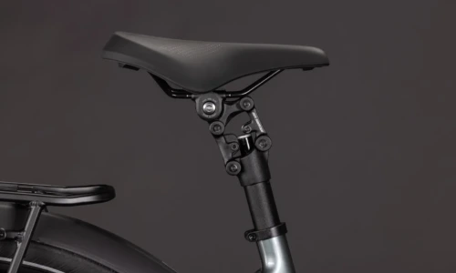 Bicicleta eléctrica Cube Supreme RT Hybrid Deluxe EX 600 quicksilver´n´grey Cuadro abierto – detalle 4 | Ebike.es