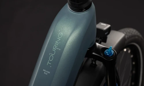 Bicicleta eléctrica Cube Touring Hybrid Deluxe SLX 800 greengranit´n´green Cuadro abierto – detalle 1 | Ebike.es