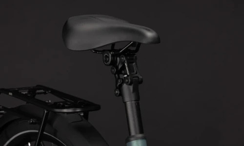 Bicicleta eléctrica Cube Touring Hybrid Deluxe SLX 800 greengranit´n´green Cuadro abierto – detalle 4 | Ebike.es