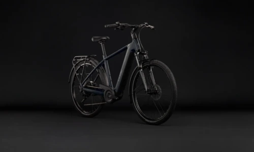 Cube Touring Hybrid ONE 600 Wh grey´n´coolgrey – Bicicleta Eléctrica Trekking 2027 Barra alta ebike.es Gran tienda de bicicletas eléctricas en España 9 Bicicleta eléctrica Cube Touring Hybrid ONE 600 grey´n´coolgrey Barra alta – vista frontal | Ebike.es