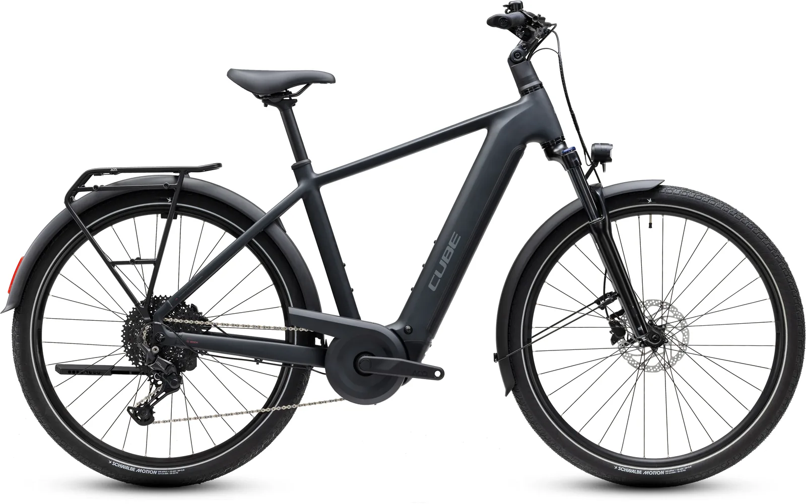 Cube Touring Hybrid ONE 600 Wh grey´n´coolgrey – Bicicleta Eléctrica Trekking 2027 Barra alta ebike.es Gran tienda de bicicletas eléctricas en España Bicicleta eléctrica Cube Touring Hybrid ONE 600 grey´n´coolgrey Barra alta – vista lateral | Ebike.es